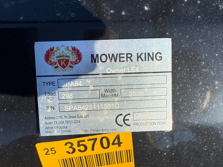 #2027-•-unused-mower-king-spa84-84"-skid-steer-bulldozer-blade-spa8425111501cinv#-35704-image-6