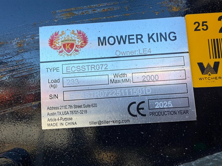 #22772-•-unused-mower-king-ecsstr072-68"-skid-steer-rotary-tiller-ecsstro7225111502d-image-5