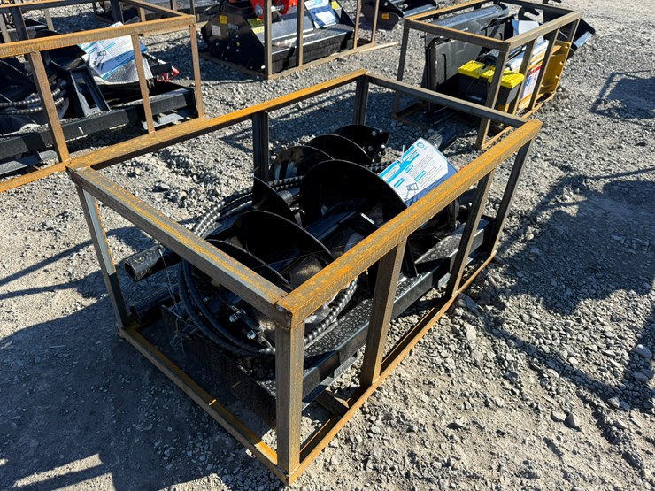 #2016-•-unused-mower-king-skid-steer-auger-w/(3)-bits-ssecagy25111502cinv#-35721-image-4