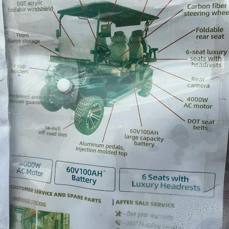 #1304 • Unused 2025 SDLANCH SDLGC100 GOLF CART