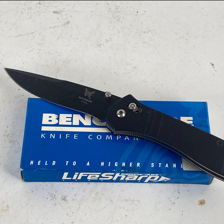 #24 • #5132 • Benchmade 710BT Axis Lock Knife NIB BT2 Coated Blade 4" Designed by McHenry and Williams