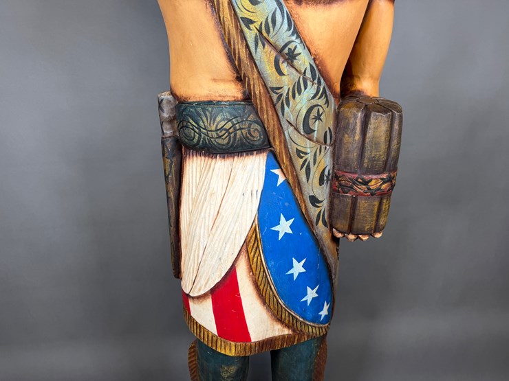 #9-•-#5020-•-life-size-6’8”-cigar-store-indian-statue-image-3