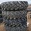 (4)-13.00x24-foam-filled-forklift-tires-w/-rims-image-1