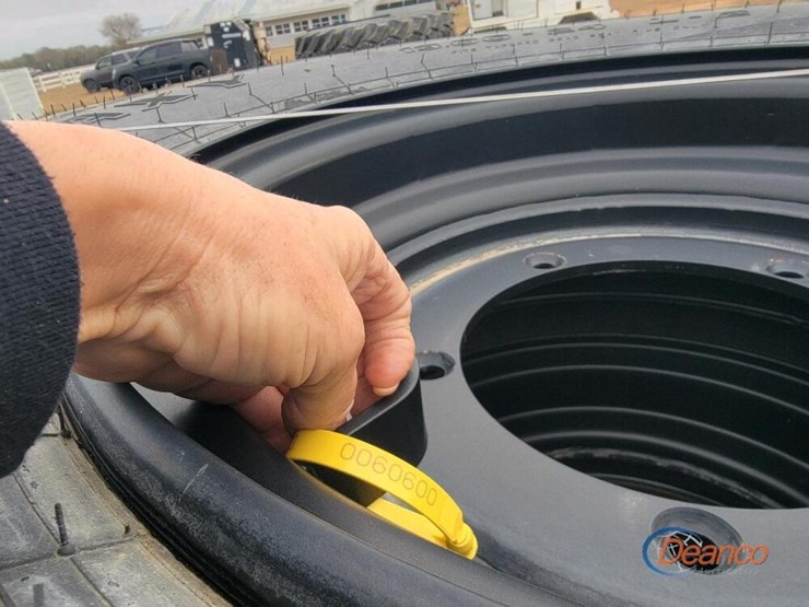 (4)-13.00x24-foam-filled-forklift-tires-w/-rims-image-4