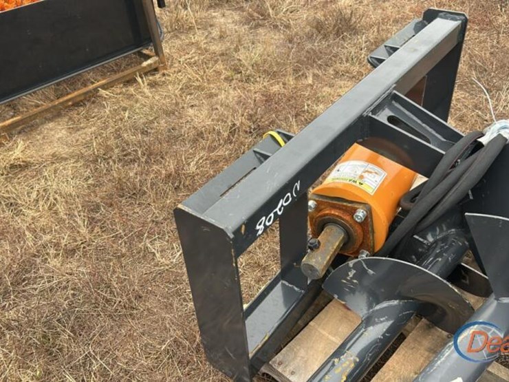 wolvering-auger,-s/n-zw-04212-w/-2-bits-for-skid-steer-image-3