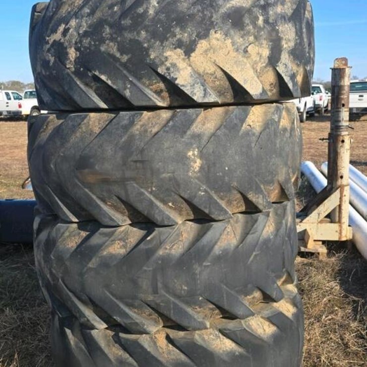 (4) 16.9-24 FOAM-FILLED TIRES