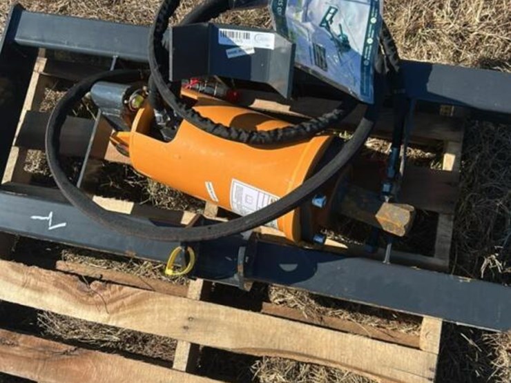 wolvering-auger,-s/n-zw-05771-w/-2-bits-for-skid-steer-image-3