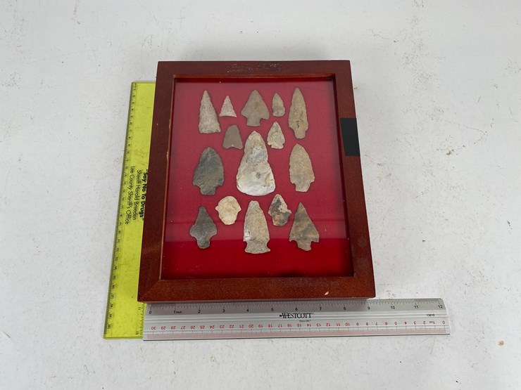 #91-•-#5156-•-(15)-framed-native-american-artifacts-from-the-deep-south-image-2