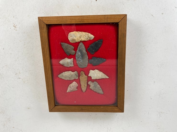 #88-•-#5153-•-(11)-framed-native-american-artifacts-image-1