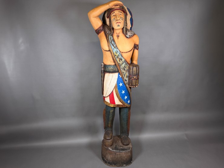 #9-•-#5020-•-life-size-6’8”-cigar-store-indian-statue-image-1