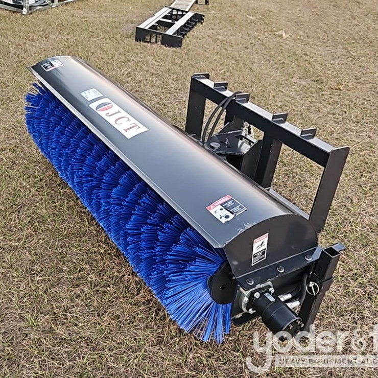 JCT 84" Angle Broom to suit Skidsteer