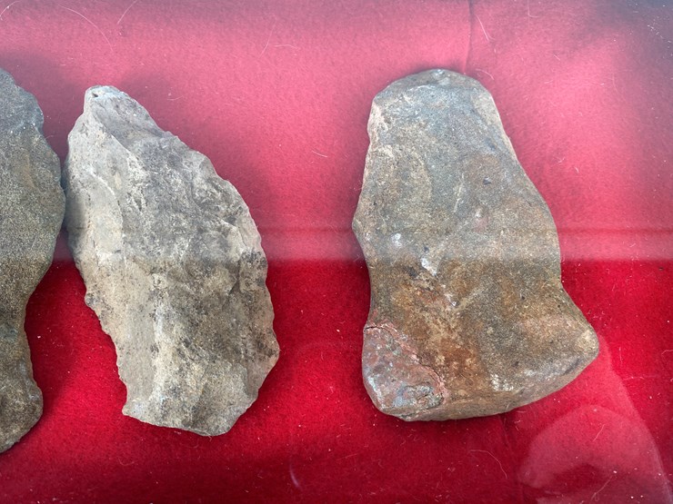 #93-•-#5158-•-(3)-framed-native-american-celts-and-adz-image-4