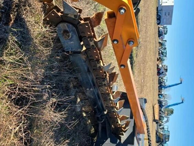 wolverine-trencher-attachment,-s/n-zw-06144-for-skid-steer-image-1