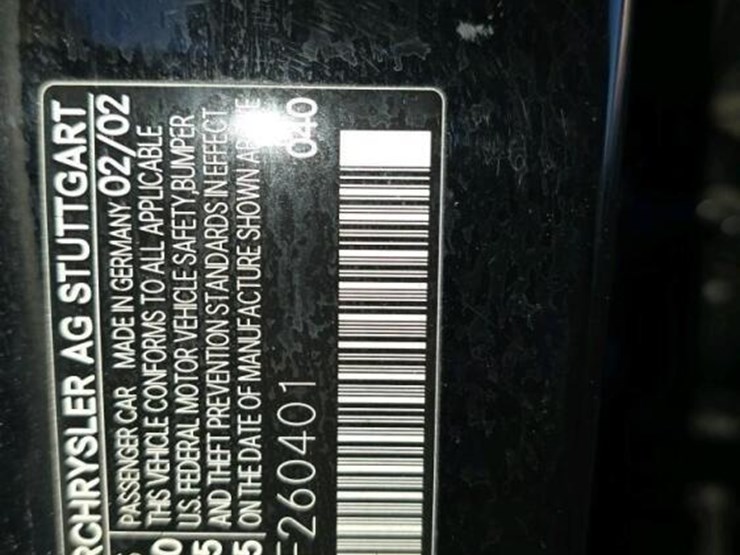 2002-mercedes-benz-c240,-s/n-wdbrf61j22f260401:-odometer-shows-149k-mi.-image-26