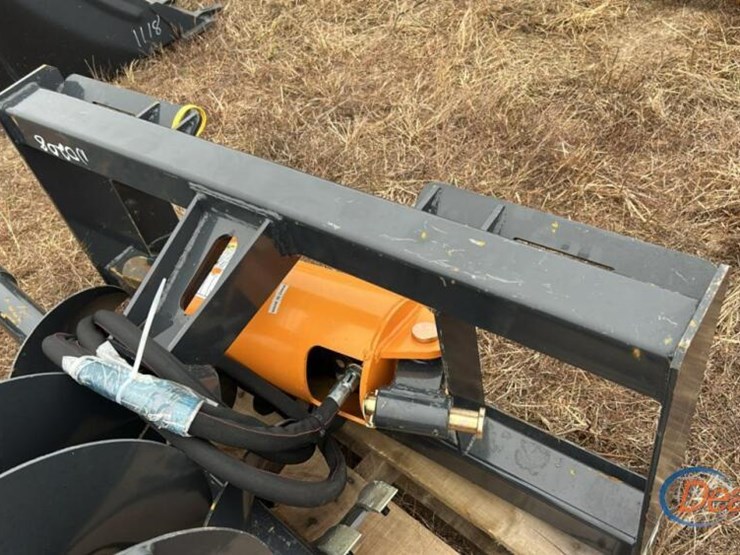 wolvering-auger,-s/n-zw-04212-w/-2-bits-for-skid-steer-image-2