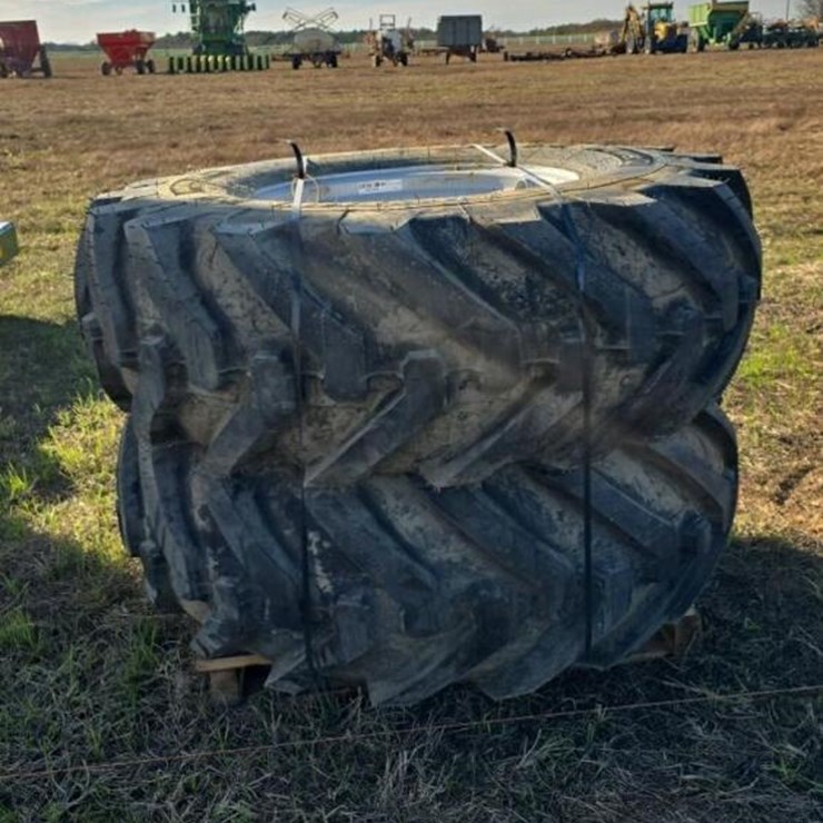 (2) 16.9X80-24 FOAM-FILLED TIRES