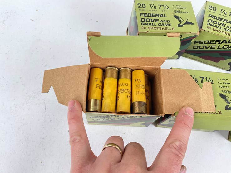 #79-•-#5009-•-(155+/-)-rounds-of-20-gauge-federal-dove-shot-image-7