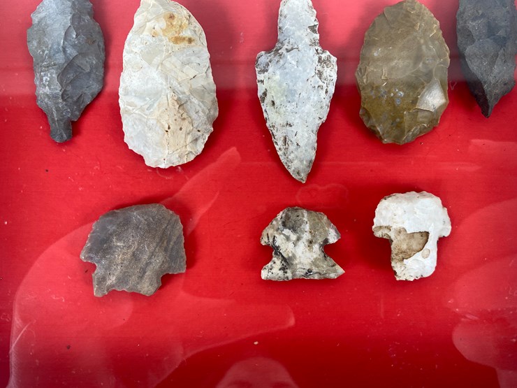 #92-•-#5157-•-(20)-framed-native-american-artifacts-image-6