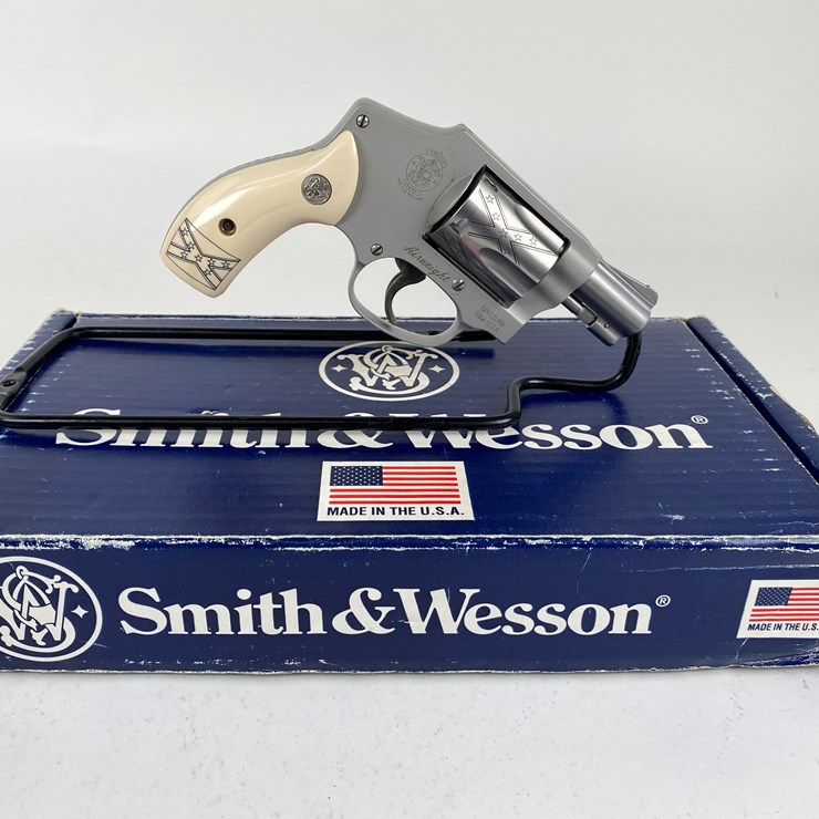 #56 • #1390 • Smith and Wesson Model 642-1 Airweight Rebel Edition Revolver 38 Spl