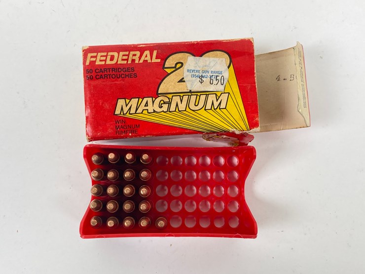 #72-•-#1022-•-vintage-federal-22-magnum-(not-full-box)-image-4