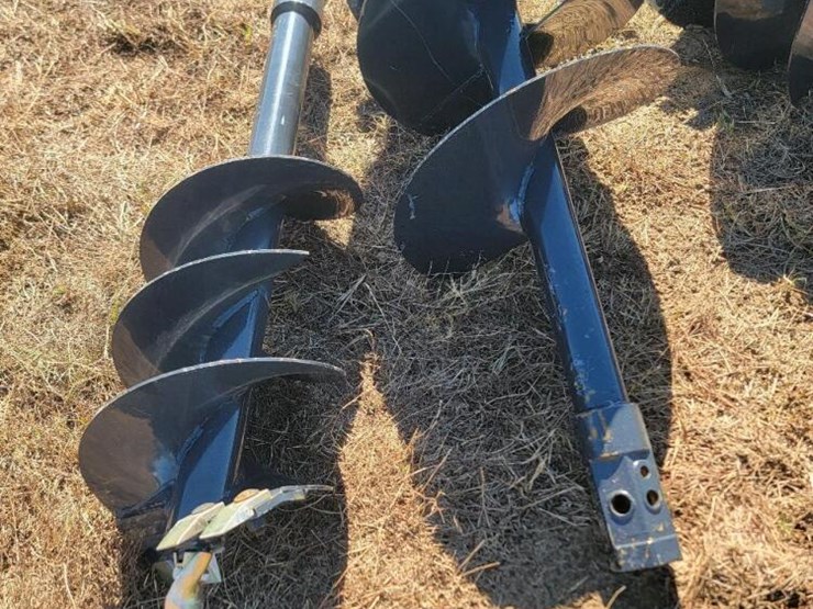 wolvering-auger,-s/n-zw-04423-w/-2-bits-for-skid-steer-image-5