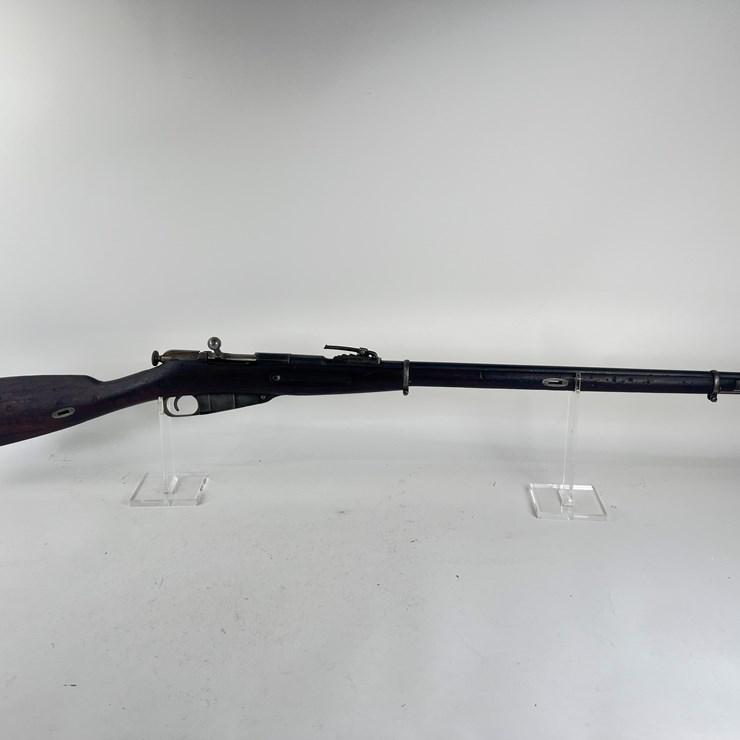 #73 • #1445 • New England Westinghouse Company M91 Mosin Nagant Bolt Action Rifle 7.62 x 54R
