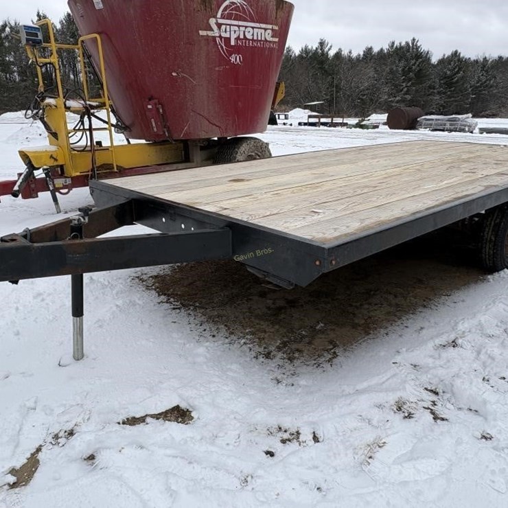 7.5'x16' Flatbed Trailer
