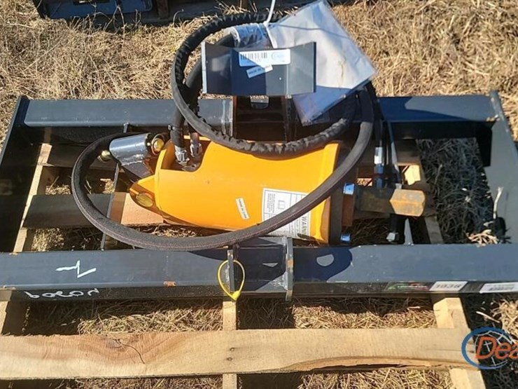 wolvering-auger,-s/n-zw-04423-w/-2-bits-for-skid-steer-image-1