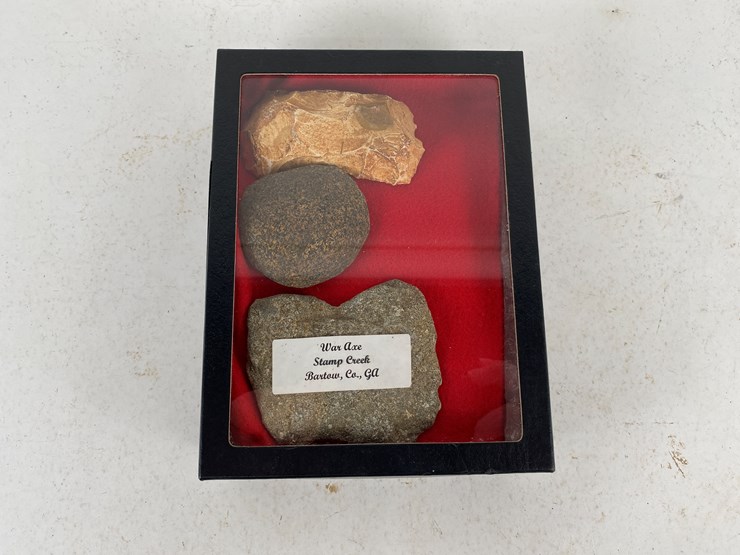 #94-•-#5159-•-(3)-framed-native-american-artifacts-from-north-georgia-image-1