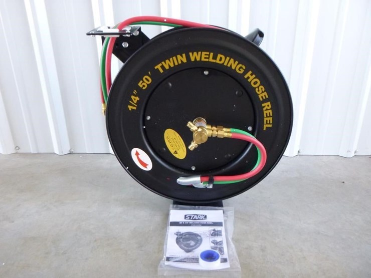 50'x1/4"-welding-hose-reel-w/-hose-image-1