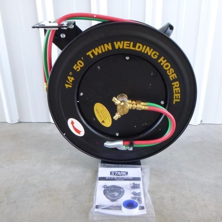 50'x1/4" Welding Hose Reel w/ Hose