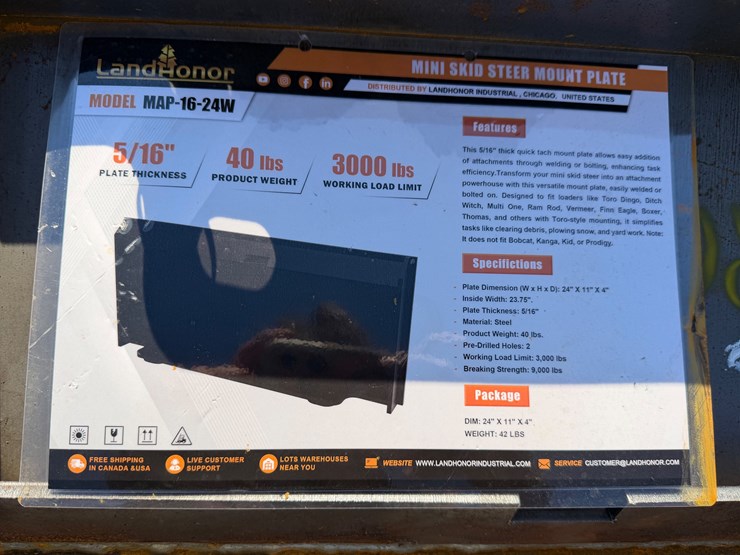 #7848-•-land-honor-mini-skid-steer-mount-plate-image-1