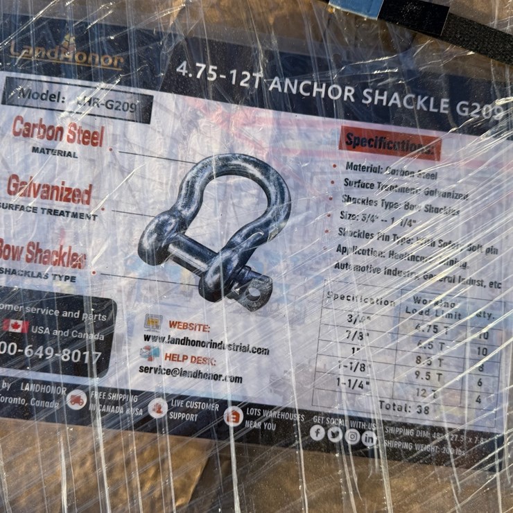 #7906 • Assortment of Clevis or Bow Shackles