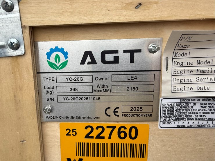 #22760-•-unused-agt-yc-26g-portable-sawmill-yc-26g202511046-image-8