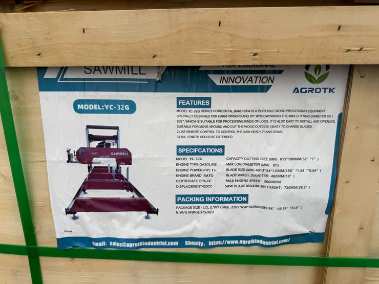 #22762-•-unused-agt-yc-26g-portable-sawmill-yc-26g202511026-image-6