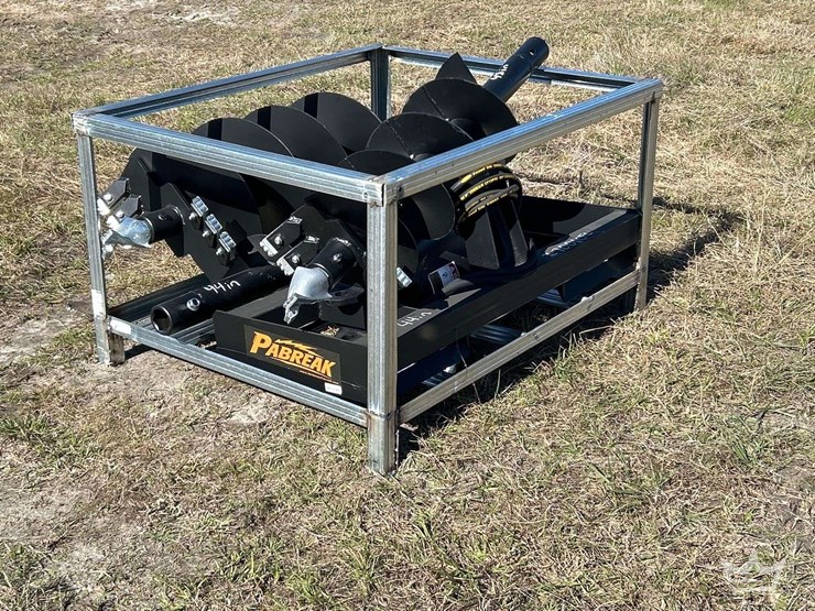2025-pabreak-auger-bits-and-plate-skid-steer-attachment-image-1