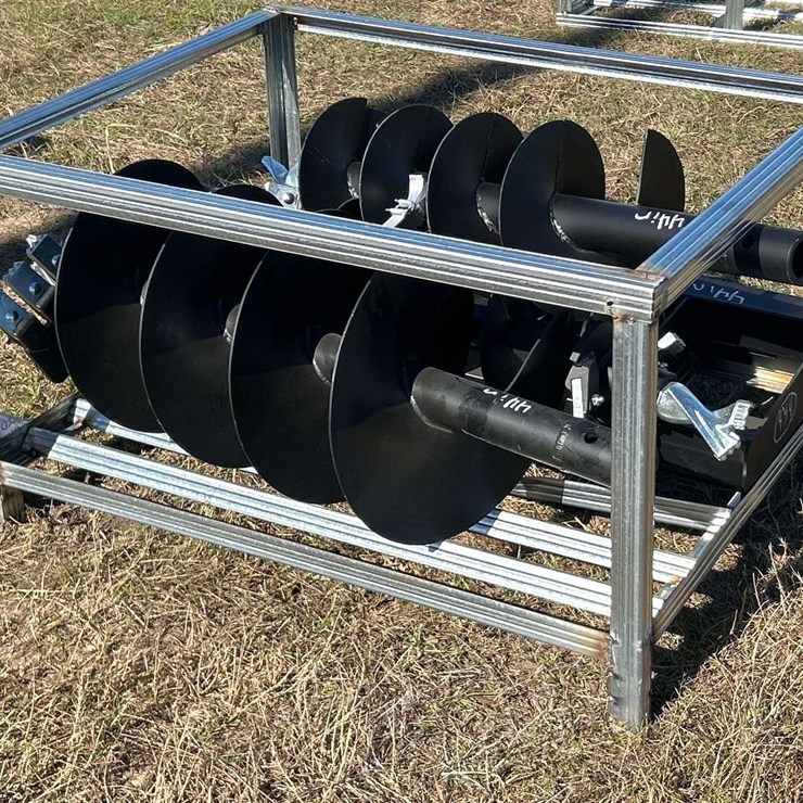 2025 Pabreak Auger Bits and Plate Skid Steer Attachment