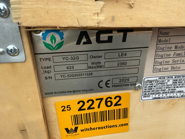 #22762-•-unused-agt-yc-26g-portable-sawmill-yc-26g202511026-image-8