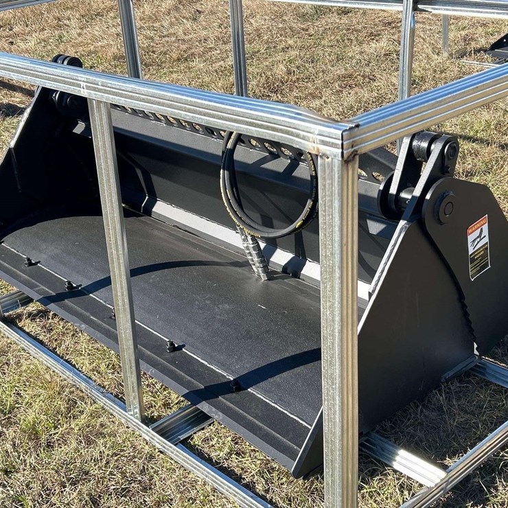 2025 Pabreak 80in. Hydraulic Dual Cylinder 4-in-1 Bucket Skid Steer Attachment