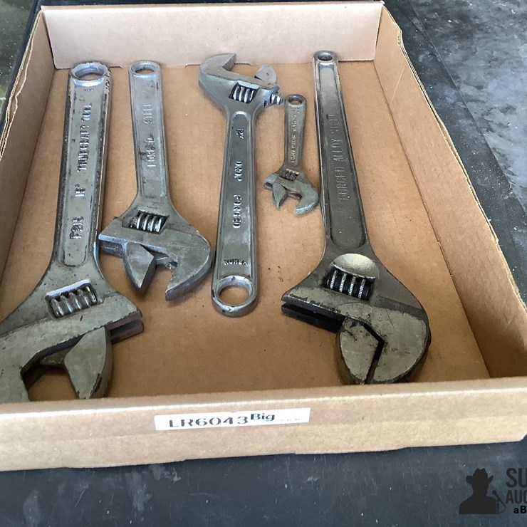 Assorted Adjustable Wrenches