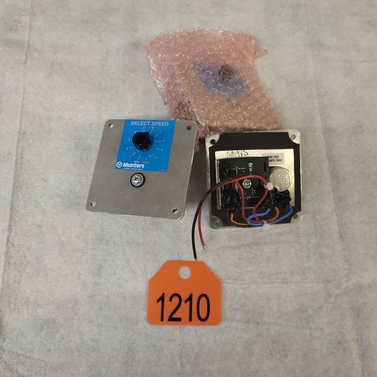 (3) Munters 7 AMP 240 Volt SSC Select Speed Controllers - Tag #1210