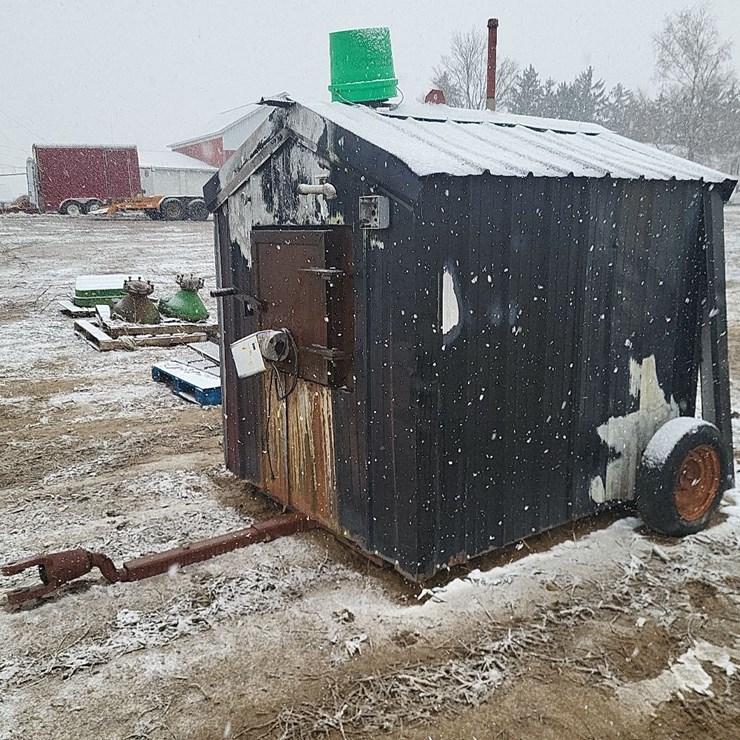 Outdoor Wood Burner on Wheels