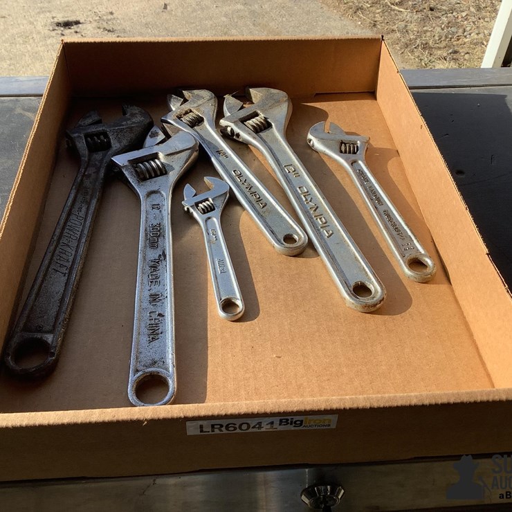 Assorted Adjustable Wrenches