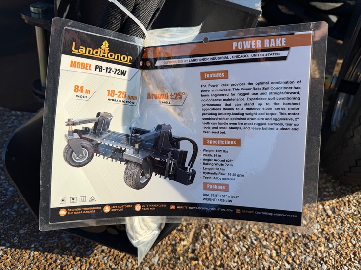 #7822-•-land-honor-skid-steer-84"-power-rake-image-3