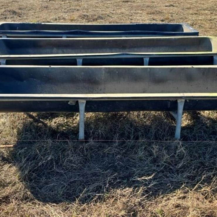 (3) FEED TROUGHS