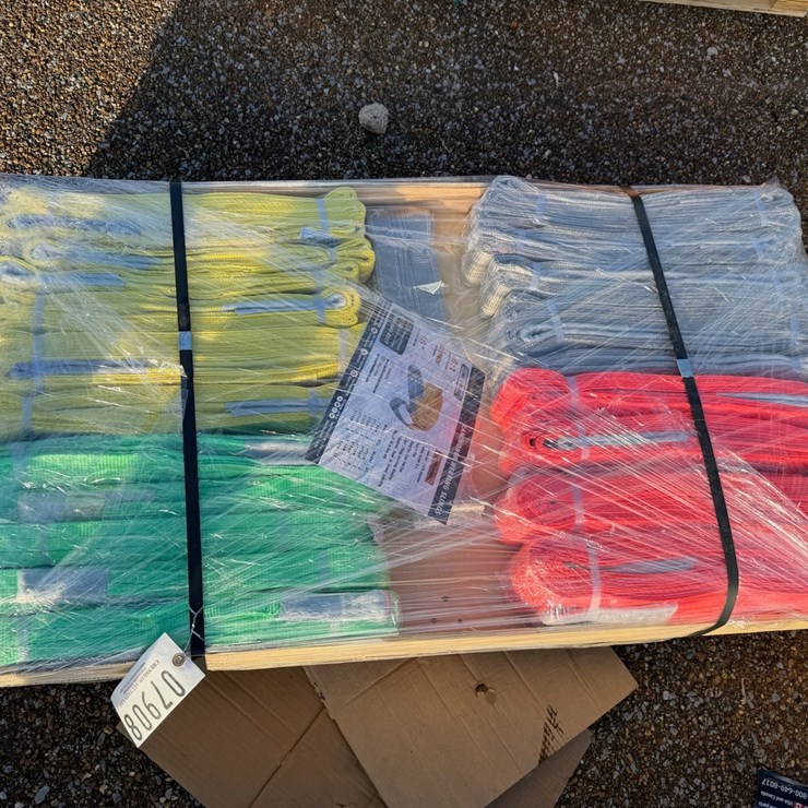 #7908 • Assortment of Webbing Slings (pick up straps)