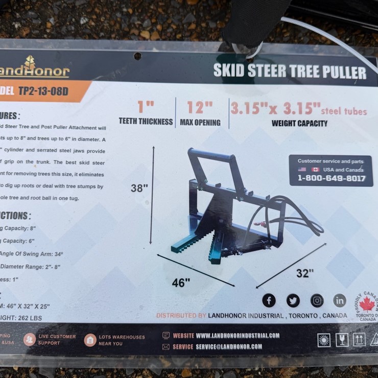 #7920 • Skid Steer Tree Puller