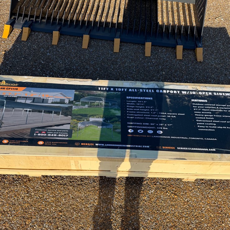 #7817 • Land Honor Skid Steer 3pt Hitch Adapter w/ 540 PTO