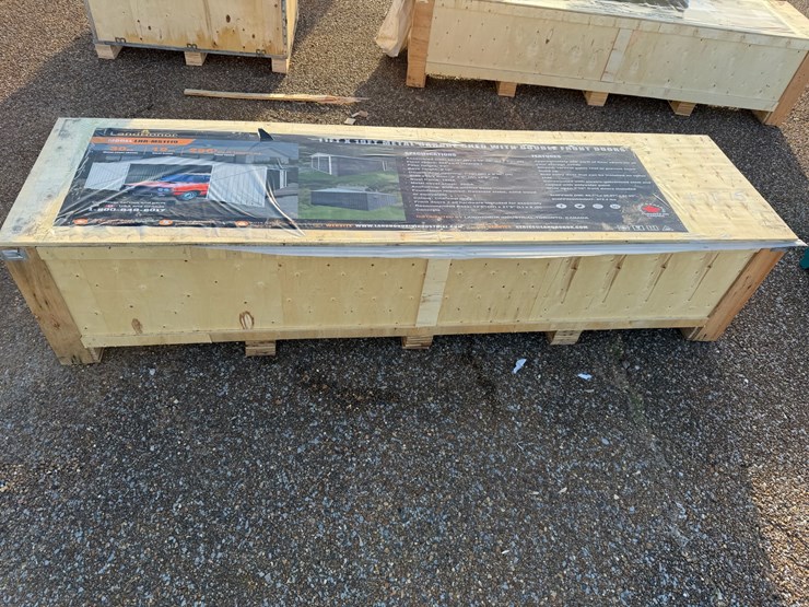 #7875-•-11'-x-19'-garage-shed-w/-double-sliding-doors-image-2