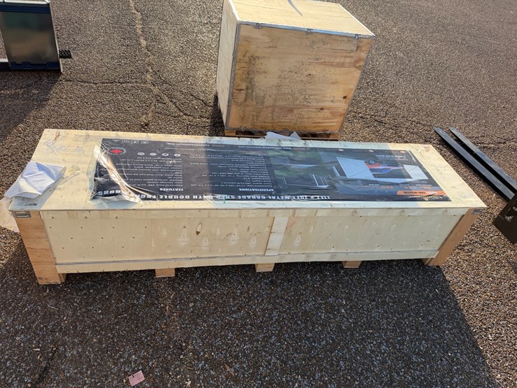 #7874-•-11'-x-19'-garage-shed-w/-double-sliding-doors-image-3